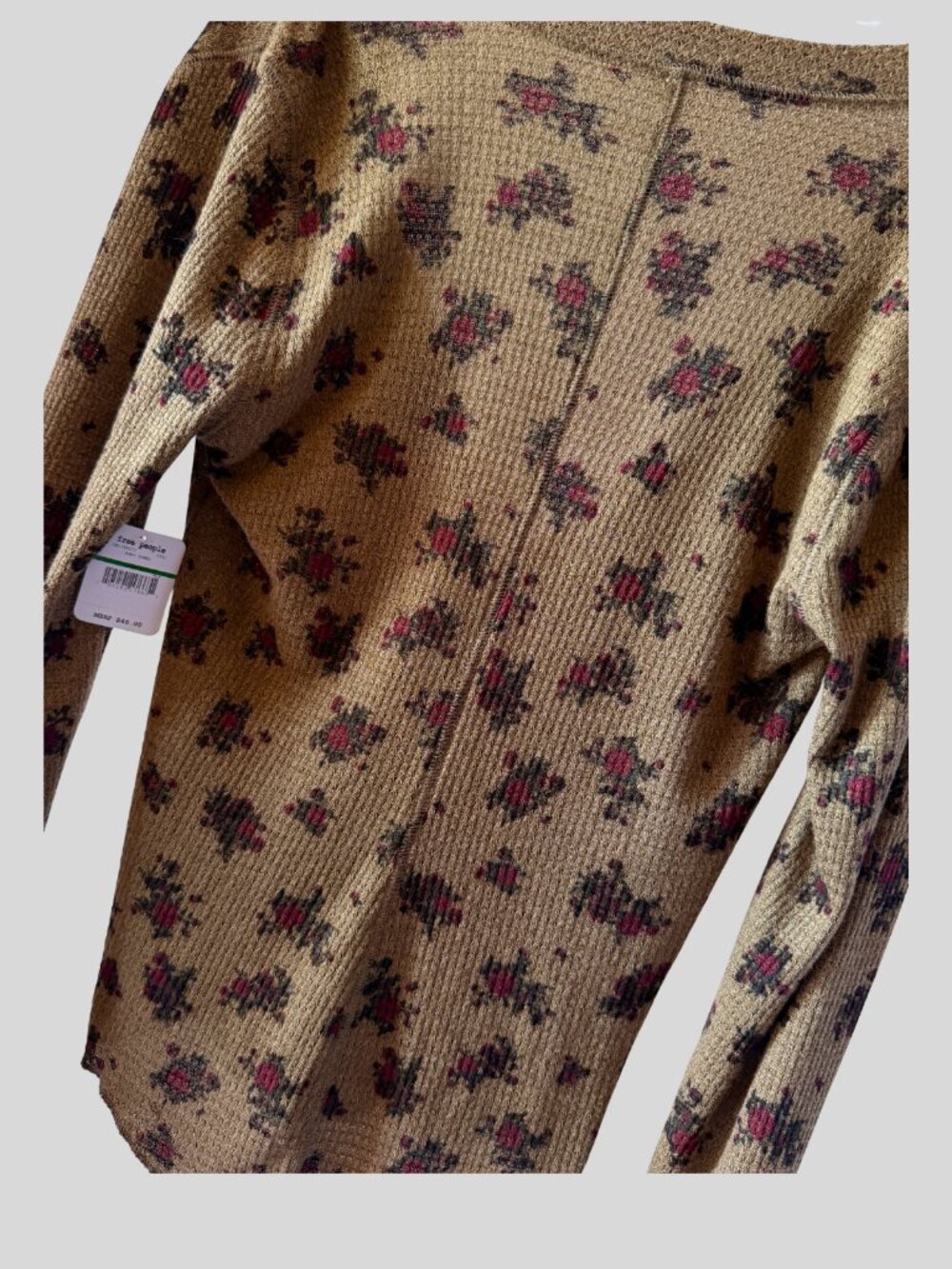 Free People “One of the Girls” Floral Henley – NWT - Picture 10 of 10